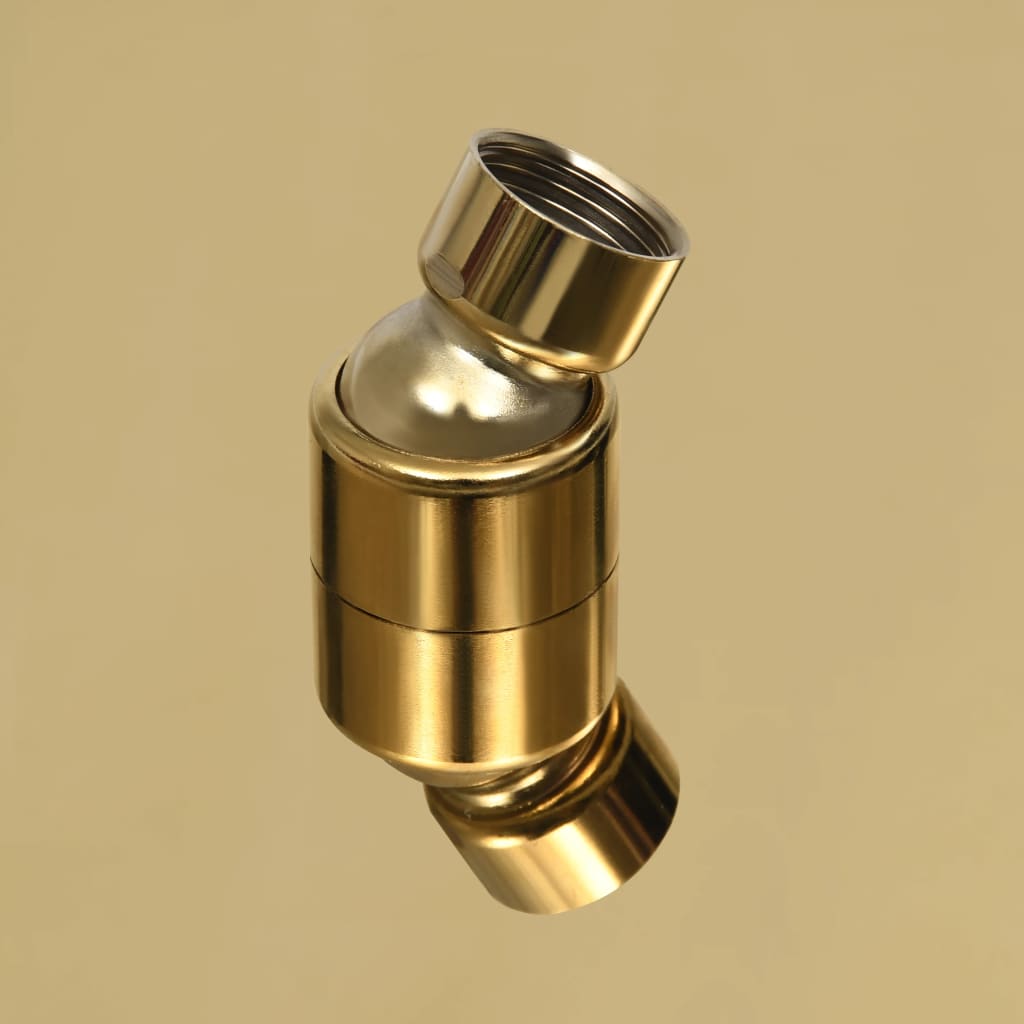Rain Shower Head Stainless Steel 50x50 Cm Square Gold