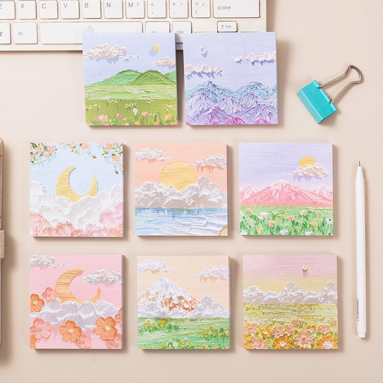 

Специальный набор для новичков из 3 штук: Масляная живопись Заметки Post-it для студентов и простых журналов