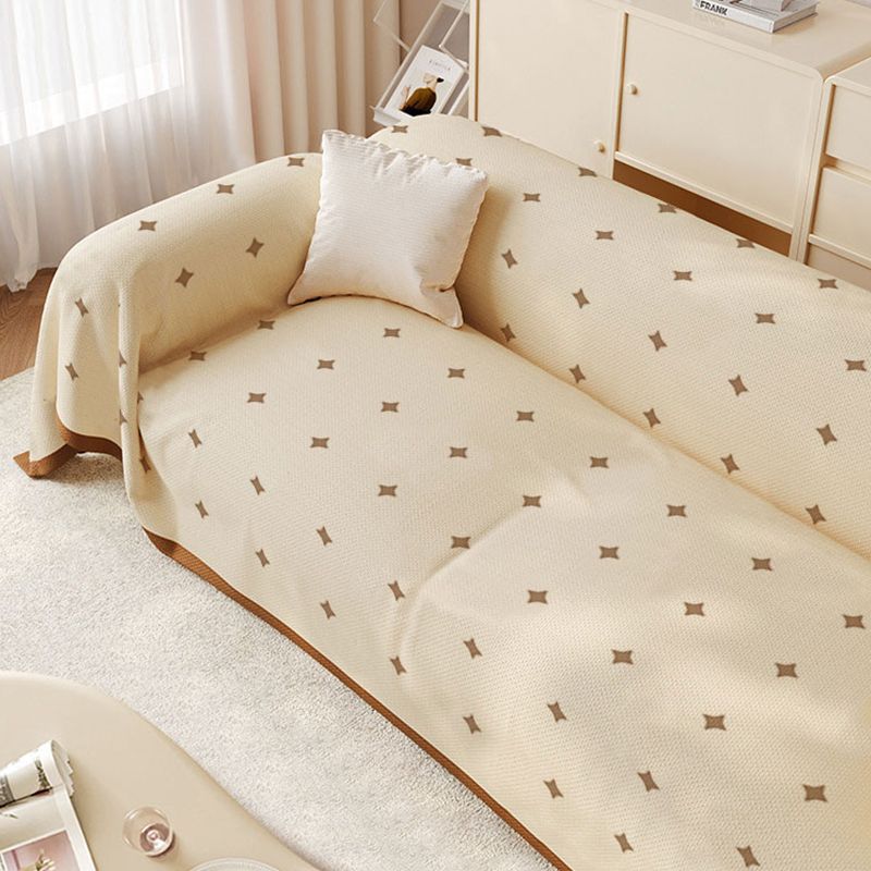

Simple Little Star Imitation Linen Sofa Towel Four Seasons Universal All-Inclusive Sofa Cover Dust Cover One-Piece Sofa Large Cover Cloth 180*130cm