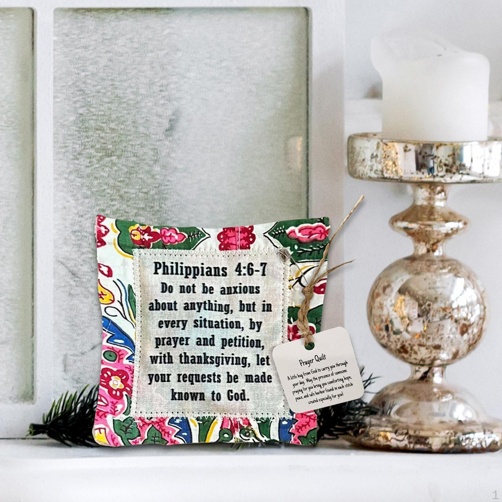 

Крест внутри молитвенного одеяла для праздничного декора и подарка Style I