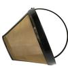 Stainless Steel Coffee Maker Filter Reusable Pour Over Dripper Non-slip Strainer