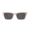 Glasses B303 Pointed Corner Cat'S Eye Square Transparent Gray Hawksbill Frame Sunglasses Women, Sunglasses Men