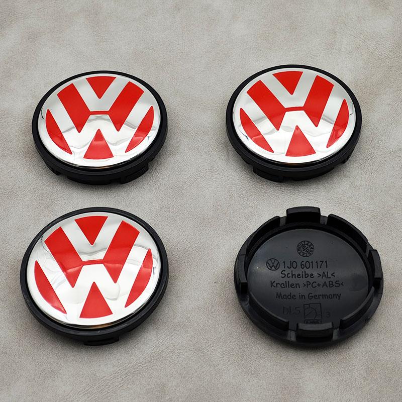 Pentru VW Volkswagen Jetta MK5 Golf 20 buc ABS 56mm Bule Roșu Centru Roată Mașină Insignă Roată Pentru VW Volkswagen Golf Jetta Bora Pol