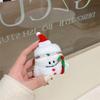 Plush christmas snowman for apple AirPods pro bluetooth wireless headset cover 1/1/1 generation cute girl