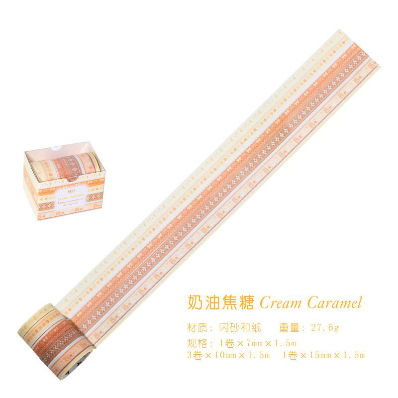 MINKYS Cute 5 rolls/ box Decorative Masking Tape Scrapbook Journal DIY Tape Schoool Stationery