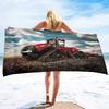 Microfiber Tractor Beach Towel, Sand Free Agricultural Vehicle Towels Oversized, Quick Dry Soft Bath for Sports