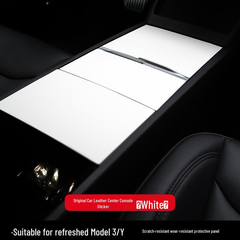 Tesla Model 3/Y Center Console Suede Protective Film Sticker