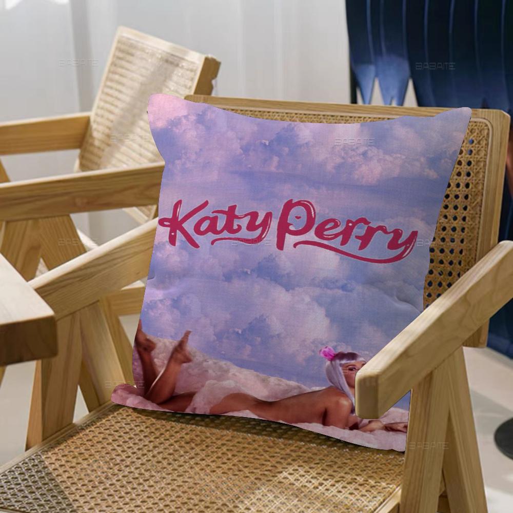 K-Katy Hot Singer P-Perry Cushion Cover Car Throw Pillow Case For Sofa Car Christmas Gift 40x40cm 45x45cm