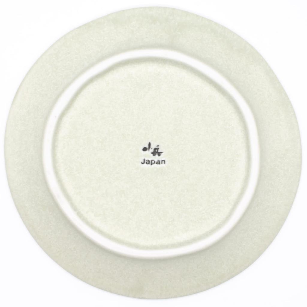 Aito Side Mino Moon Dishwasher and Microwave Made In Product Number 288196 "Sui" Plate, 15cm, Ware, White, Safe, Japan,
