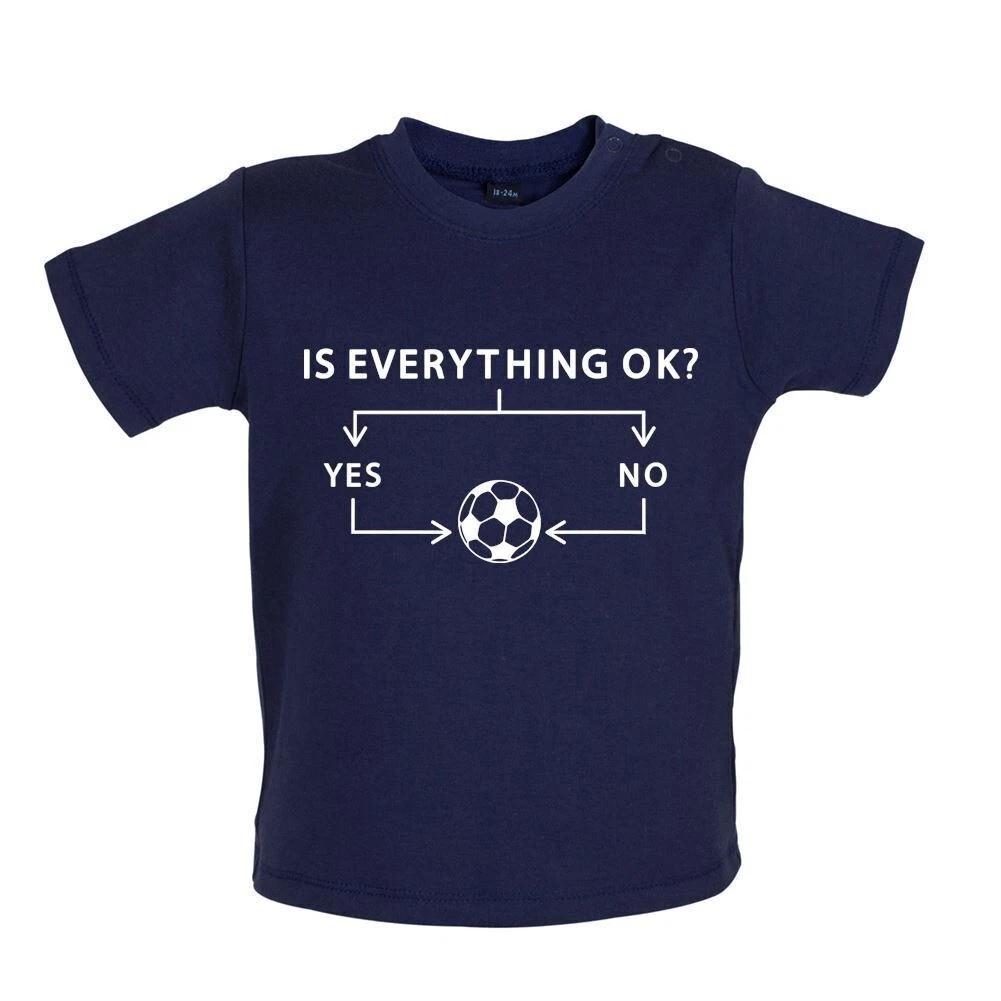 Is Everything Okay? Football - Kids Baby Kids Boys Girls Unisex T-Shirt / Bodysuit - Funny Love Player 110