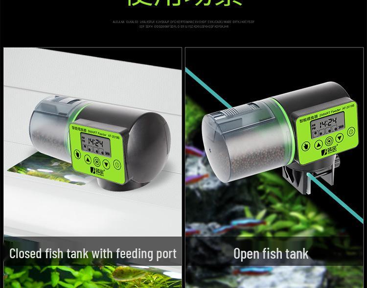 Smart Aquarium Fish Feeder with Timer - Automatic Dispenser for Fish Tanks