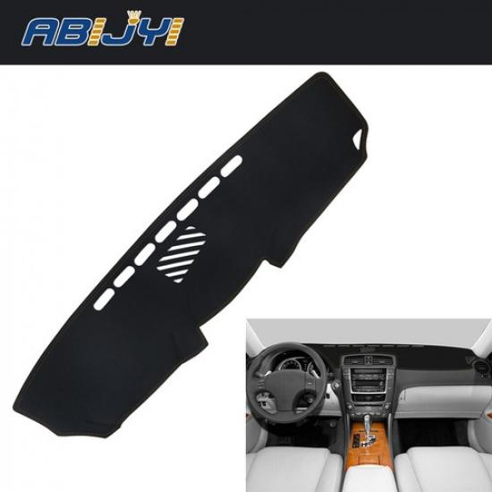 Brown Leather Dashboard Cover Non-Slip Dashmat Dash Mat For Lexus IS250 IS350