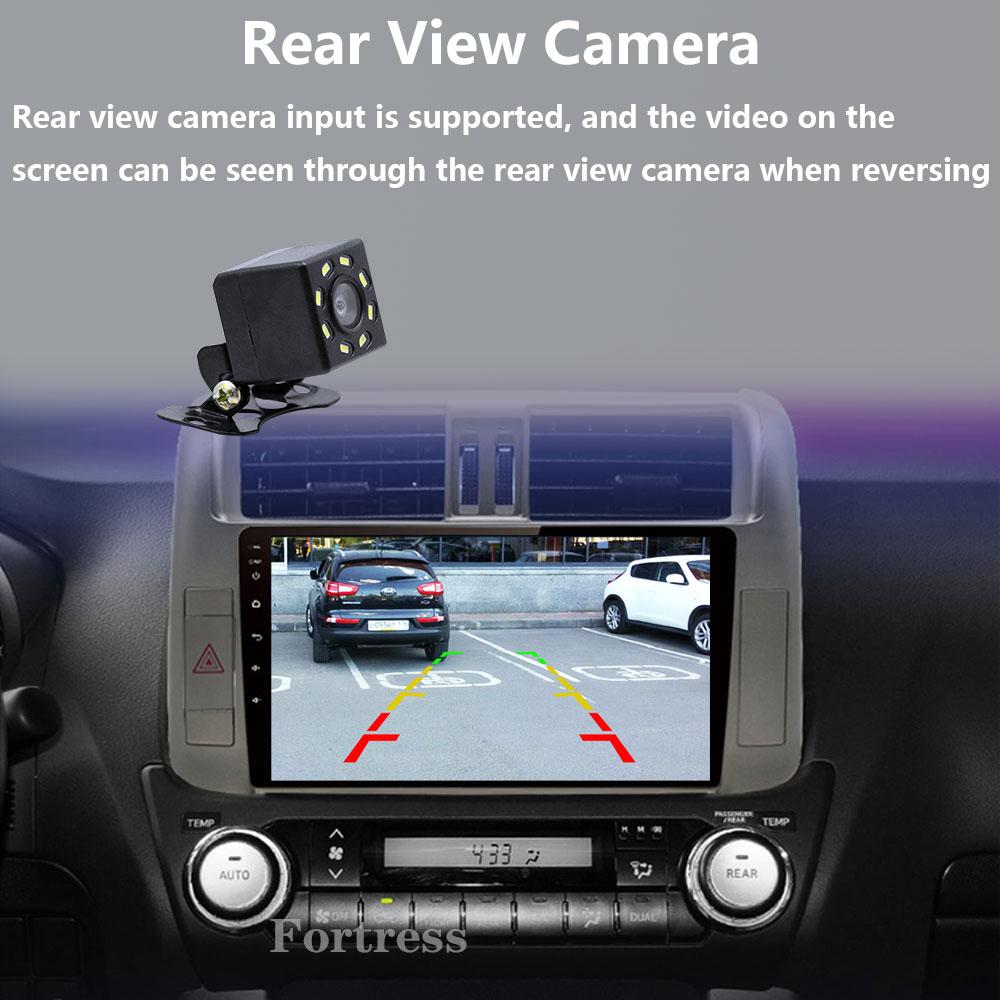 For Toyota Land Cruiser Prado 150 2009 - 2013 Car Radio Android 13 Video Multimedia Player GPS Navigation WIFI 4G LET Head Unit