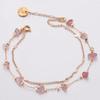 1meter Stone Chain Crystal Irregular Glass Stone Beads Chains Necklace Bracelet Components For DIY Jewelry Making Findings