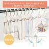 OSUDRY One-Touch Hangers, Set of 10, Collar Protection, Non-Slip, Shape-Preventing, Foldable, Space-Saving, Heavy-Duty, Body-Shaped Hangers for Clothe