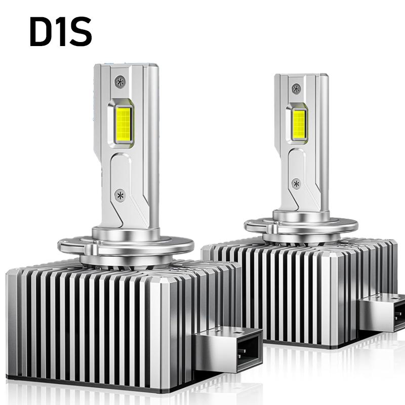 D-SERIEN D2S/D2R D4S/D4R Direkte plug-in LED billykter LED 6000K Plug and Play Høyeffekt LED-lys med høy lysstyrke 2 stk.