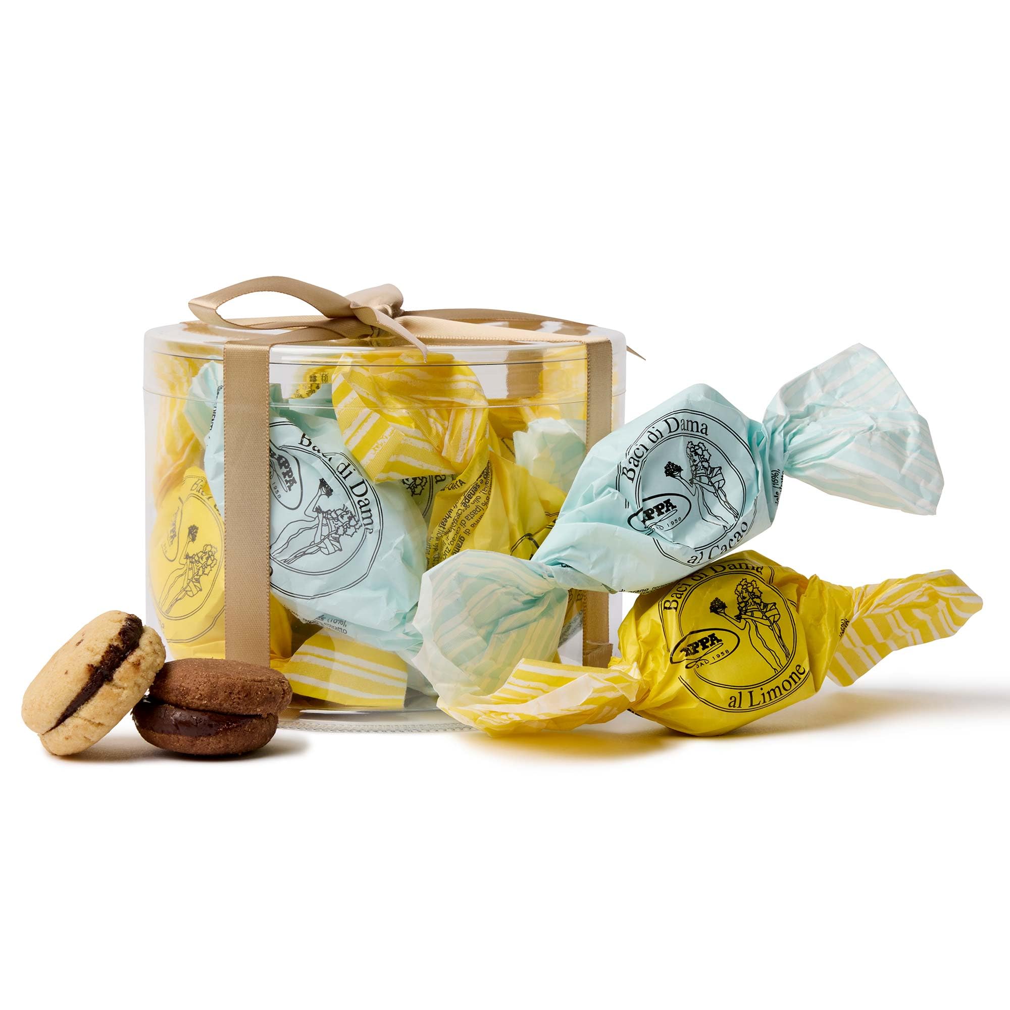 

DEAN & DELUCA Lippa Birch di Dama Lemon and Cocoa, 8 pieces