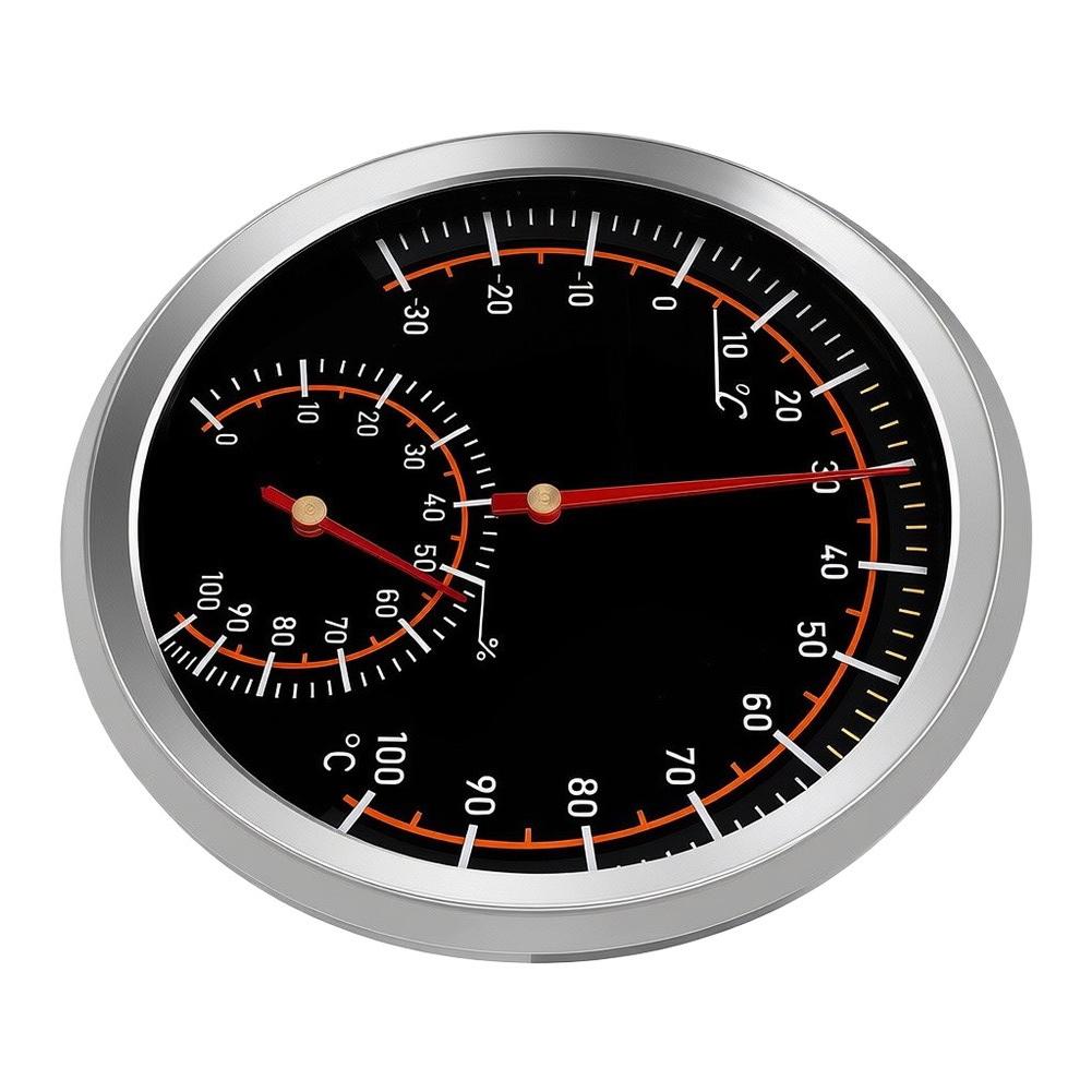 6.7 Cm For Cars Indoor Use Ranging From -30°C To 100°C Interior Air Dashboard Panel Stick-on Thermometer Replacement Parts Vent
