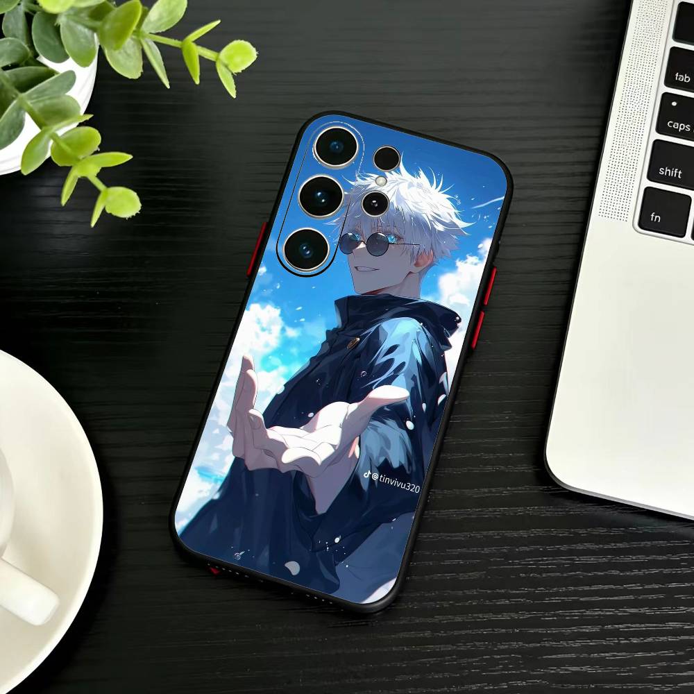

S-Satoru Gojo S-Suguru Geto Phone Case For Samsung S26,S25,S24,S23,S22,S21,S20,S30,Ultra,Plus,Fe,Note,5G Black Cover Samsung S21lite