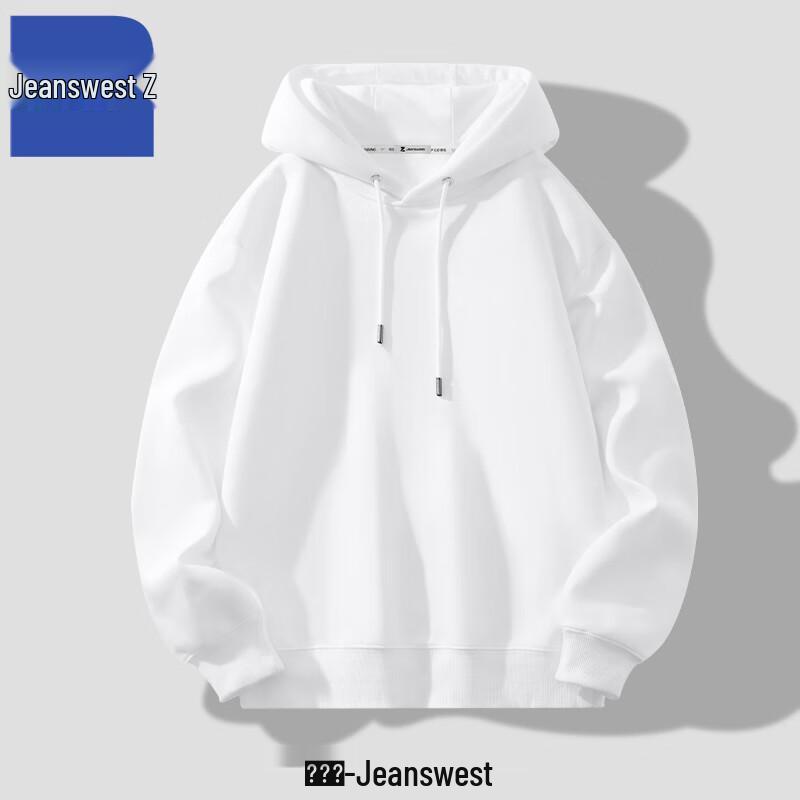 Мужской худи-пуловер с капюшоном и логотипом Z Jeanswest XL белый