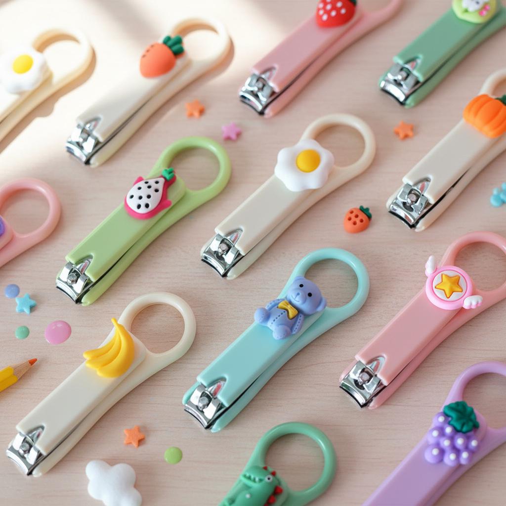 

Cartoon Anti-Splash Nail Clipper Set for Adults and Students - Portable and Convenient Manicure Tool