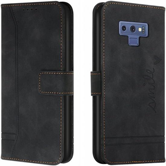 

Compatible with Samsung Galaxy Note 9 Case, Galaxy Note 9 Wallet case with Card Holder Kickstand Magnetic Premium PU Leather Flip Shockproof синий