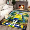 Brazilian Football Star Neymar Rug for Living Rooms, Bedrooms, Home Décor, and As Gifts.