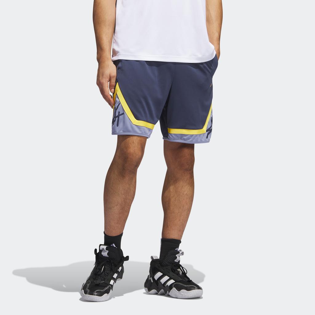 Adidas Pro Block Shorts Quick-Dry Basketball Shorts Men Shorts Dark-Blue IN1709