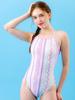 Tieseunain Bellus One-Piece Double X-Beck Purple Swimsuit