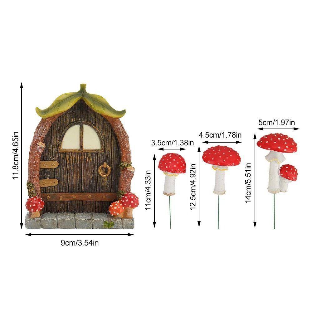 Frost Protection Fairy Door Miniature Fairy House Kit Garden Tree Decor  Outdoor Garden