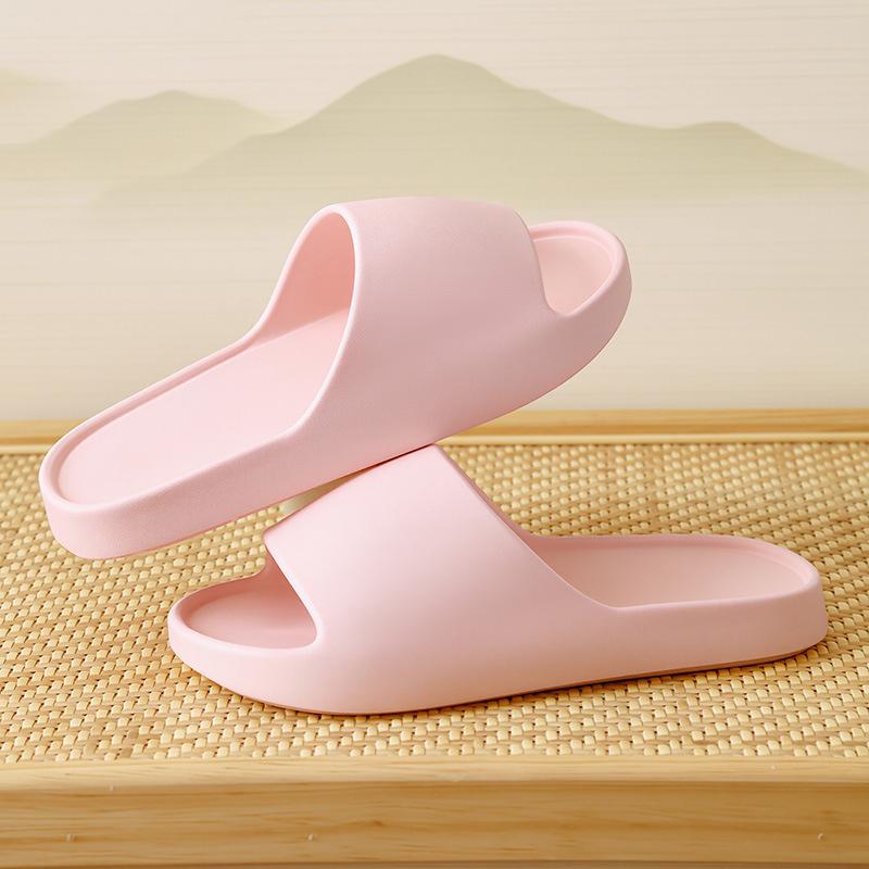 Slippers women wear outside summer home thick-soled hotel indoor bathroom non-slip bath sandals men