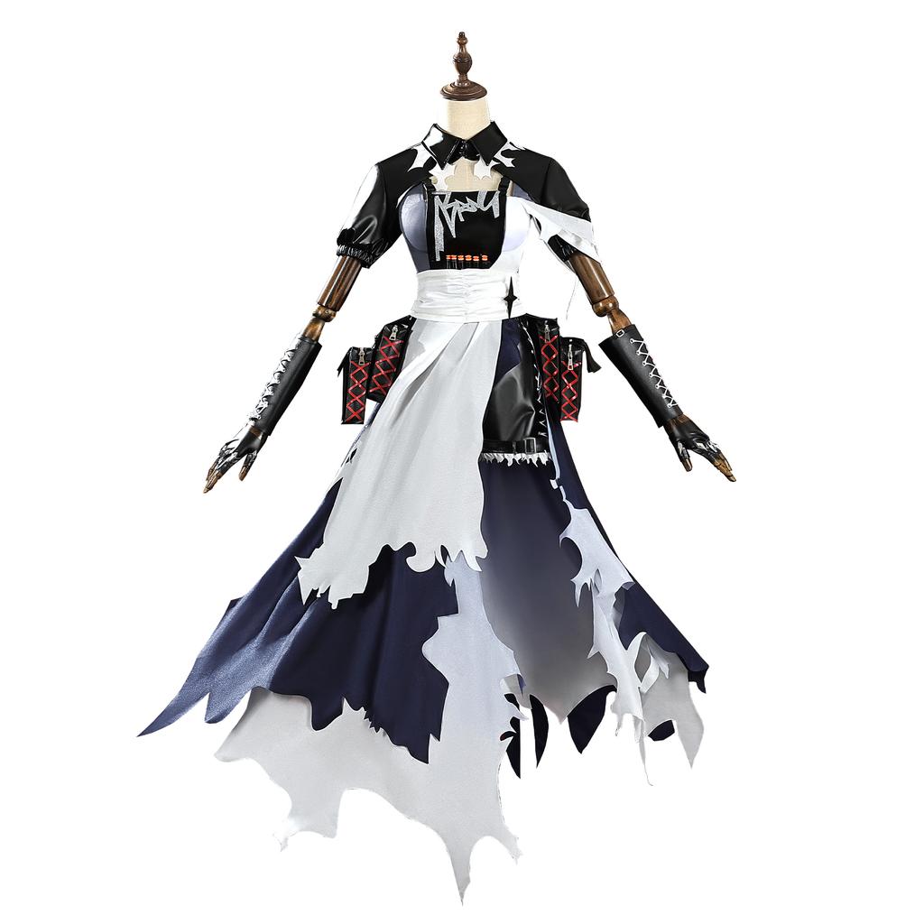 Game Arknights Wiš'adel Cosplay Costume Uniform Halloween Carnival Party Christmas Play Role Clothes Clothing