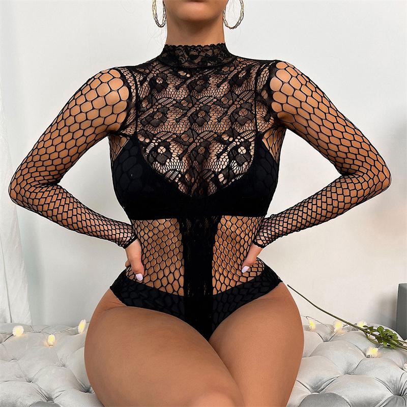 Sexy Female Mesh Fishnet Sexy Dress women underwear Sex Teddies Erotic Catsuit 18+ sex toys sexy lingerie hot Bodysuits