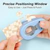 Rechthoekige Postzegel Pons Hendelactie Ambachtelijke Pons voor Papierknutselen Scrapbooking Diverse Materialen Ponsgereedschap Embosser