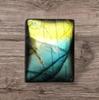Double Color Flashy Natural Labradorite Cabochon Gemstone, 50.95 Carat, 28x22x8 MM Size.