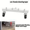 Pressure Water Gun 4000psi-Car Chassis Washer With Wheels-Stainless Steel1/4 Quick Plug Connector-Car Beauty Washer-4 Holes Spray Head-Car Sewer Broom