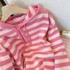 Striped Hooded Pullover Sweater Female 2022 Autumn and Winter Knit Sweater Casual Long Sleeve Pullover Sweater Female Tops
