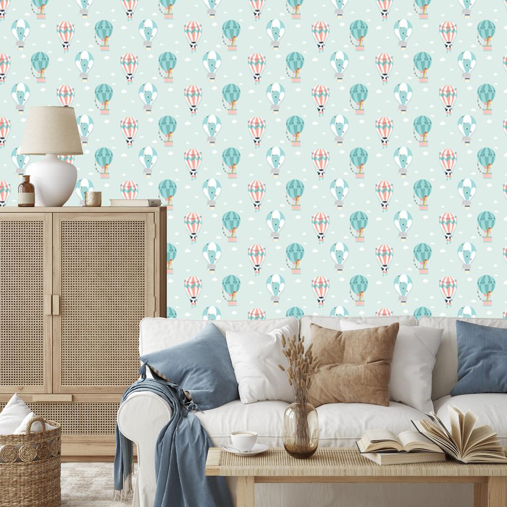 Balloons wallpaper for living room and bedroom 50x1000