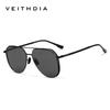 VEITHDAI Men's Sunglasses Nylon Polarized Aviator Stainless Steel Sunglasses with UV Protection Model V8269