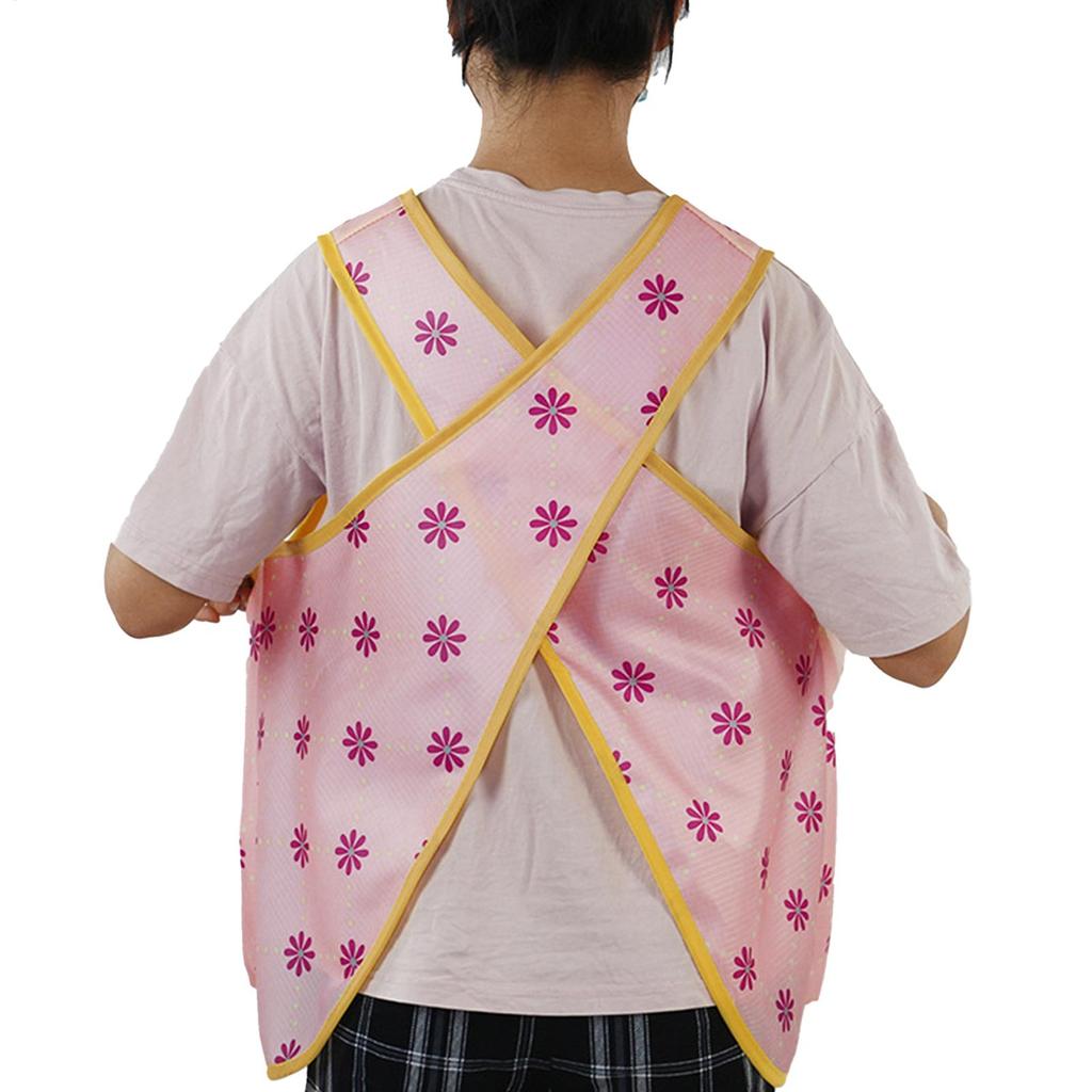 Sleeveless Laundry Apron Women Gifts Portable Cross design Comfortable Drying Clothes Organizer Waterproof Drying Clothes Holder