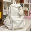 Schoolbag New High-value Star Schoolbag Sweet Girl Student Party Commuting Backpack Large-capacity Leisure Travel Backpack