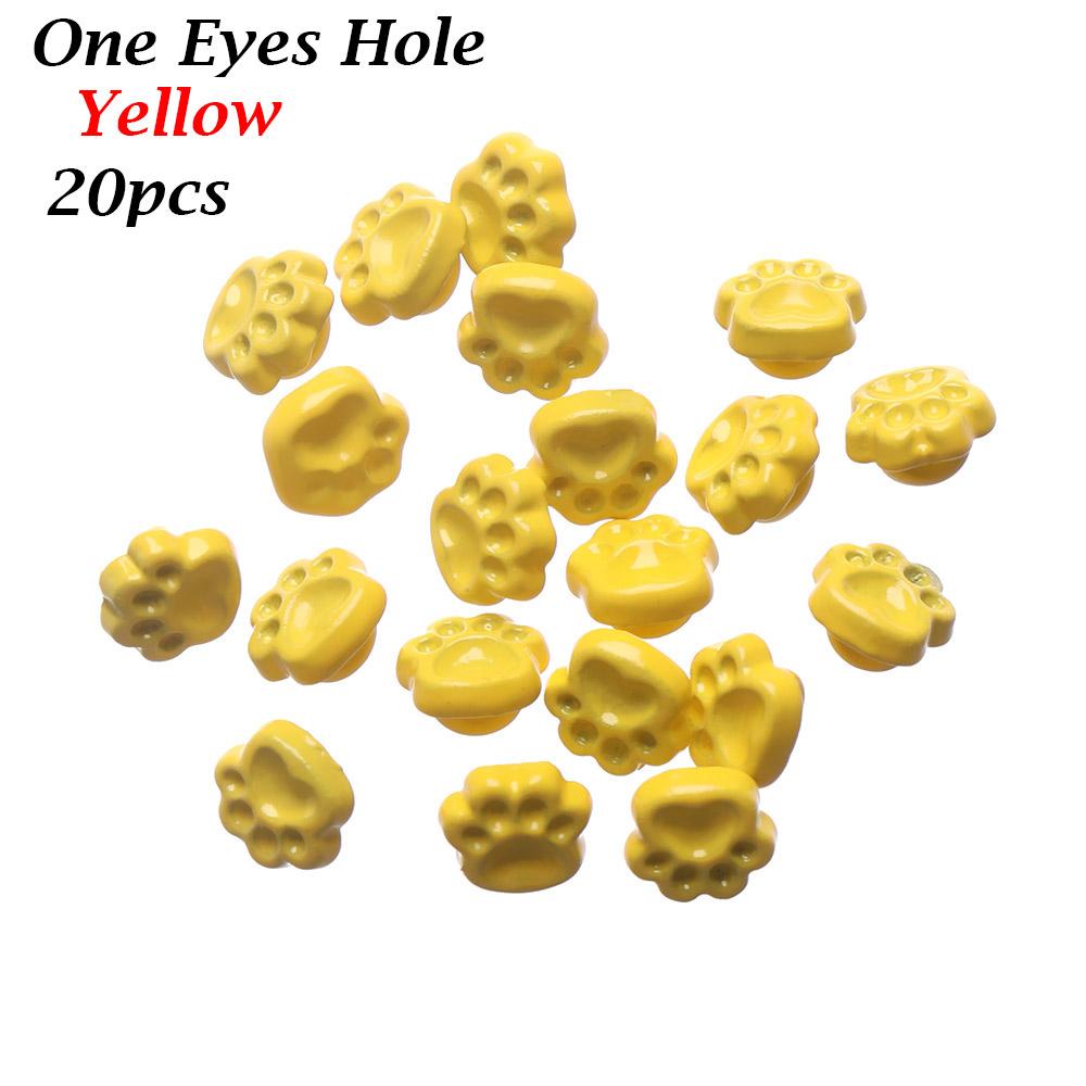 20pcs 5mm Mini Buttons DIY Doll Clothes Metal Buckle Bear Foot Style Buckles for 1/6 Doll Clothing Sewing Accessories