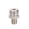 Male Beer Thread(5/8"BSP) x 1/4"NPT Male Thread Adapter Stainless Steel 304 Keg Coupler Adapter Homebrew Draft Hardware