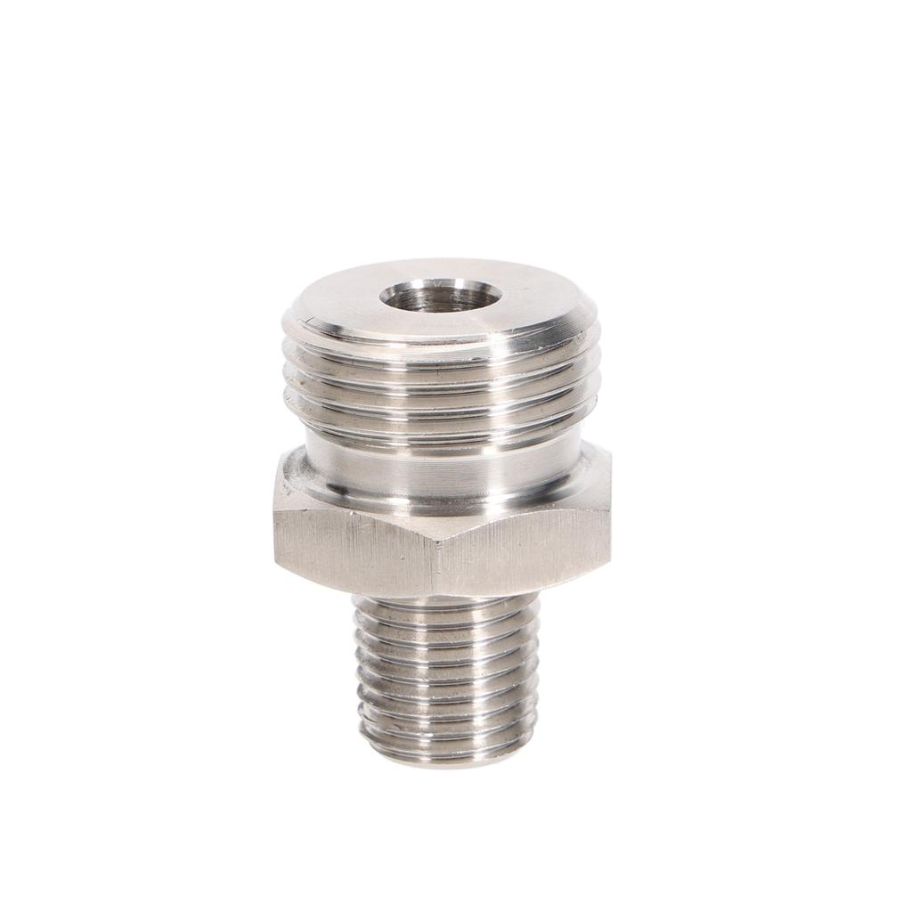 Male Beer Thread(5/8"BSP) x 1/4"NPT Male Thread Adapter Stainless Steel 304 Keg Coupler Adapter Homebrew Draft Hardware