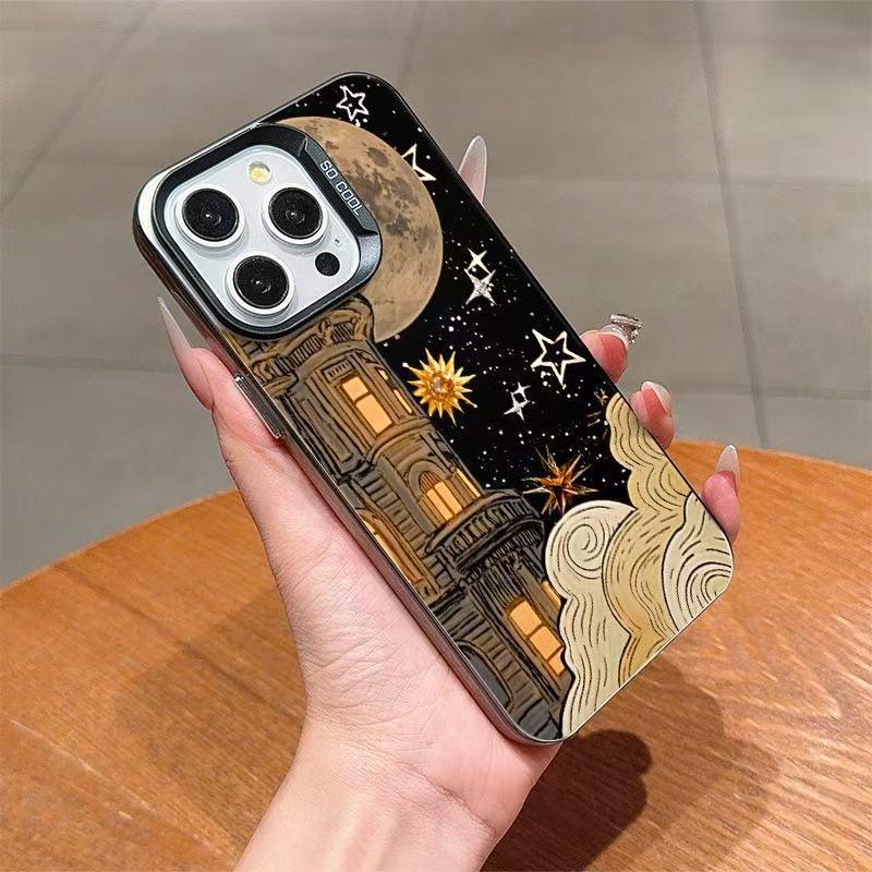 Night Sky Castle Phone Case for Apple iPhone 17/16 Pro Max/15 Pro/14/13/12