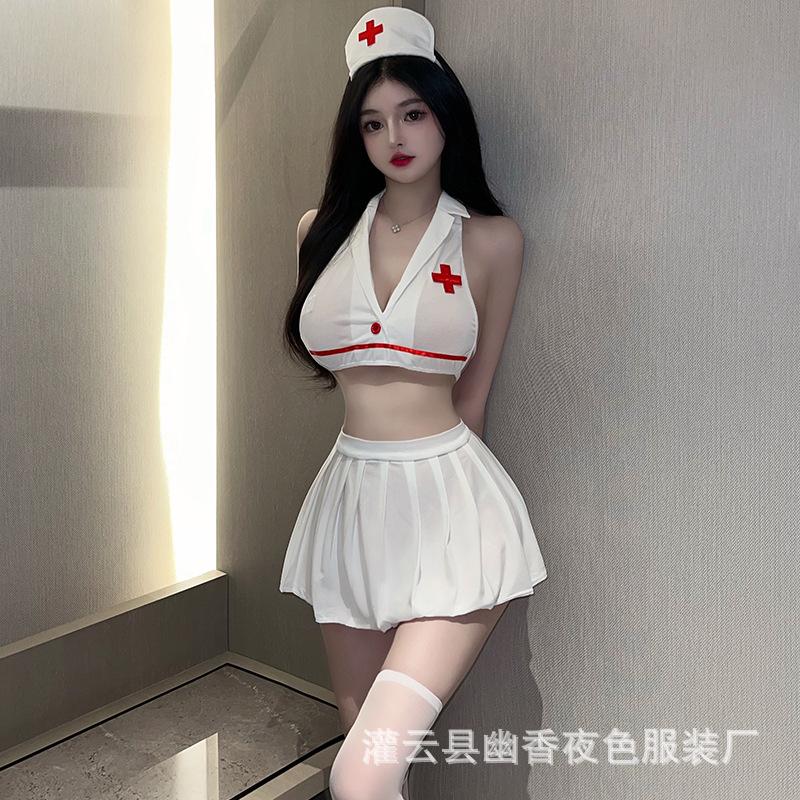 Sex Dessous Krankenschwester Uniform JK Anzug Cosplay Versuchung pure Lust Plus Size Leidenschaft frei