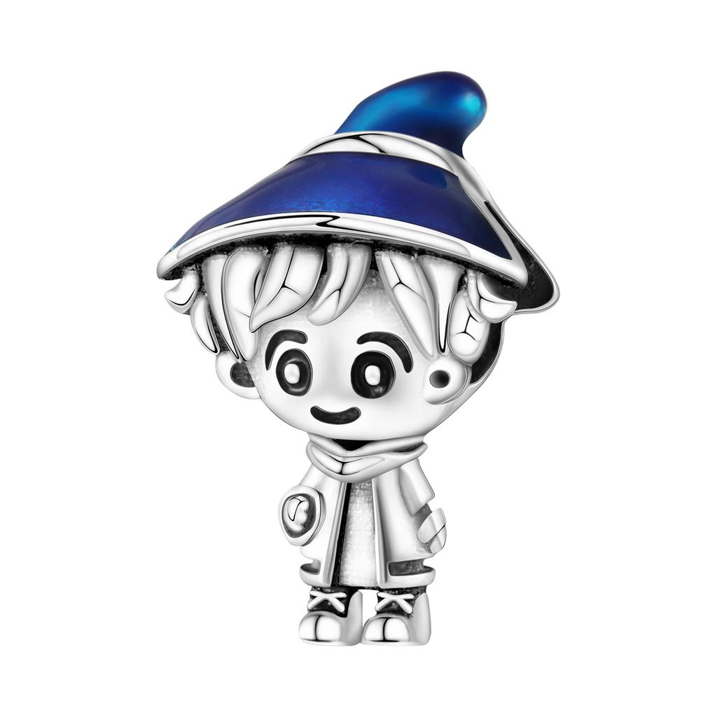 Genuine Copper Halloween Dress Up Series Charms Pendant Fit Bracelet Beads Fine Birthday Party Gifts Accessories