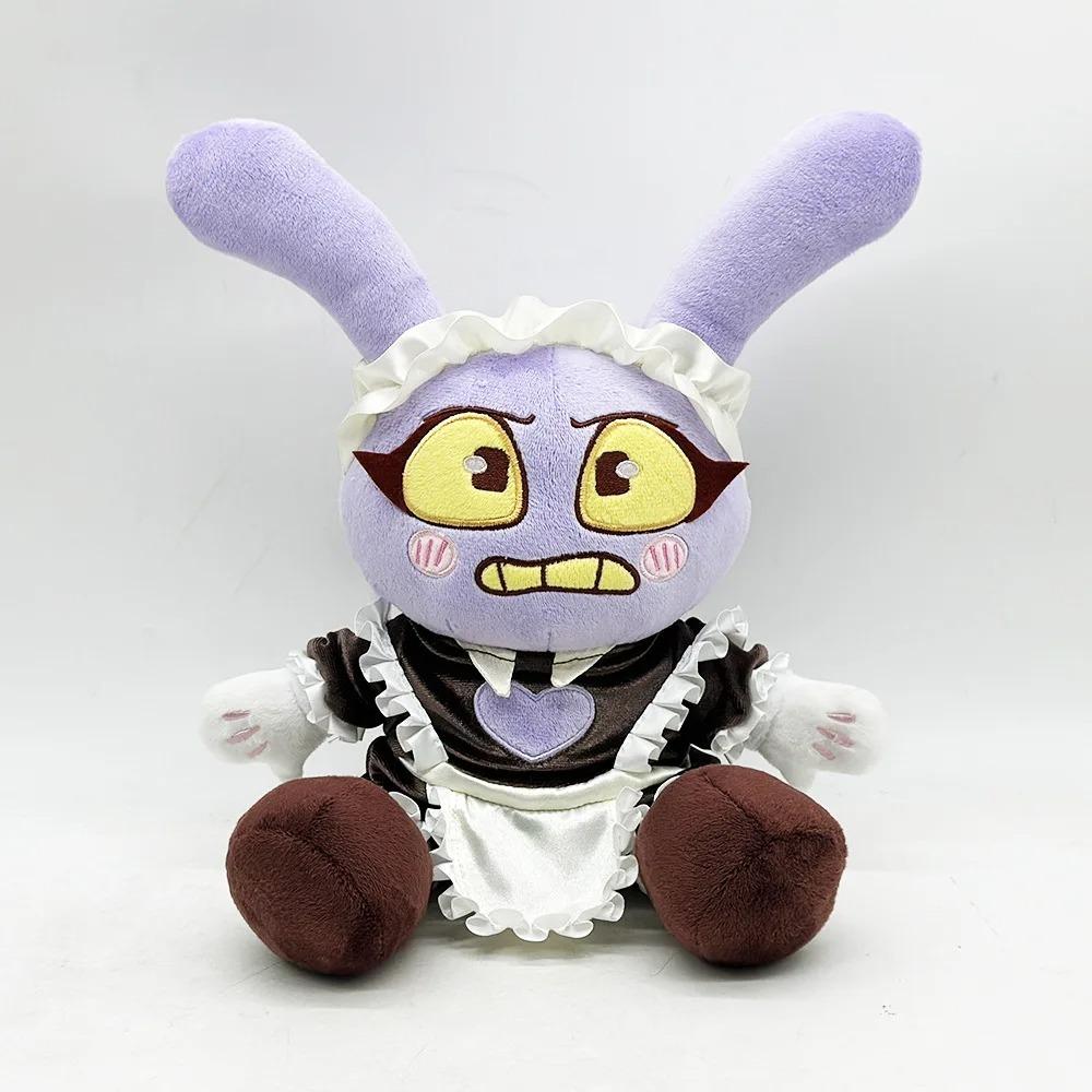 Peluche coniglio da circo cartone animato 23 25 cm adorabile bambola animale di peluche cameriera morbido peluche ispirato ai gadget dell'anime Digital Circus