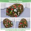 Cozy Washable Guinea Pig Tunnel House with Curtains Breathable Hamster Hideout Soft with Cushion Small Pets Bed Chinchilla