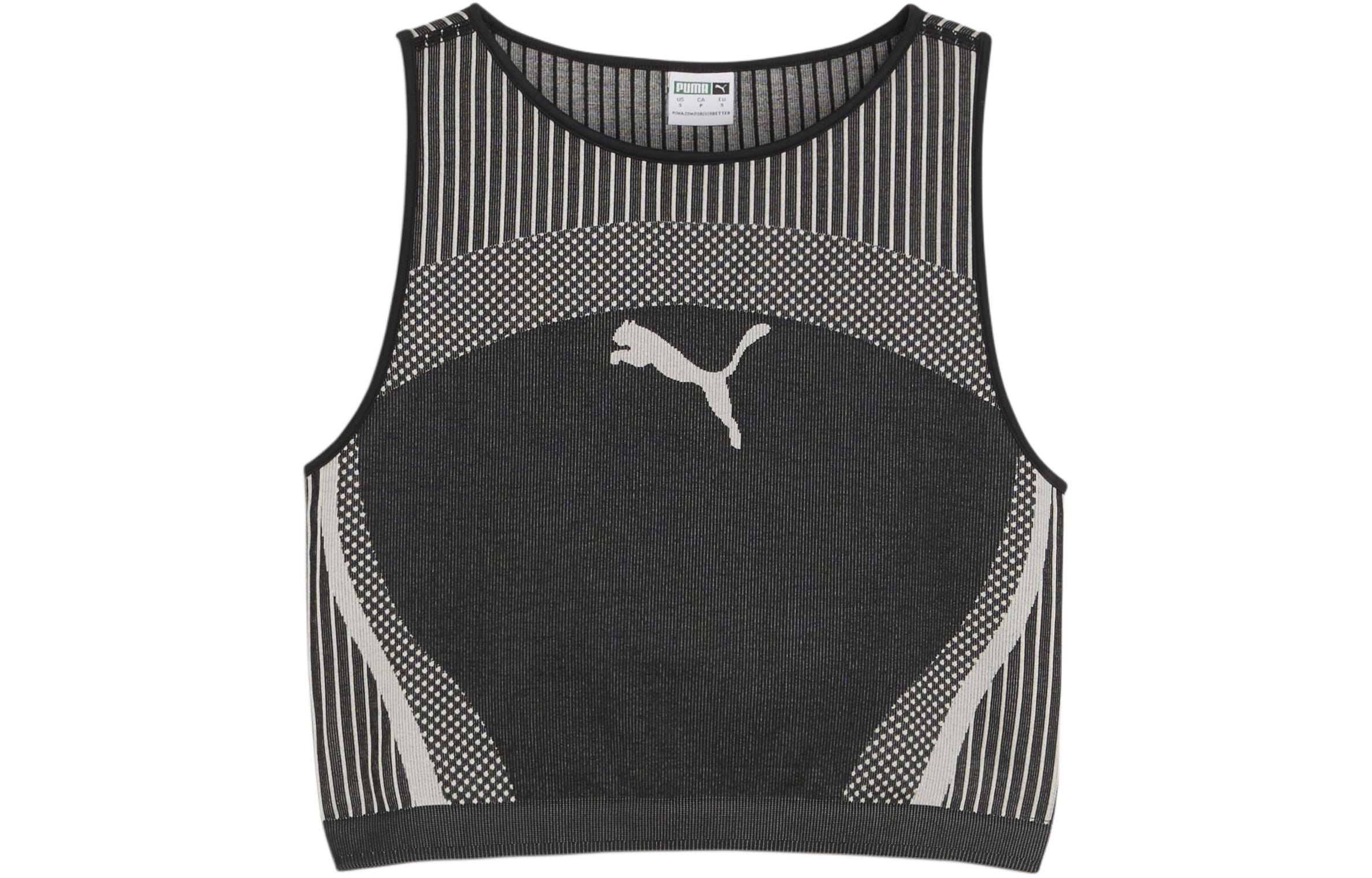 PUMA DARE To Tank Tops Women s Black Crew Neck Moderate Other 624294-01 M